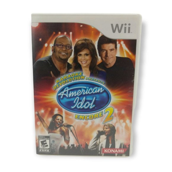 Karaoke Revolution Presents American Idol Encore 2 Nintendo Wii 2008 Complete - Picture 2 of 3